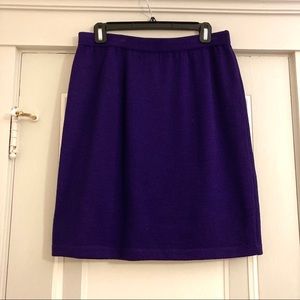 St. John Collective Purple Pencil Skirt